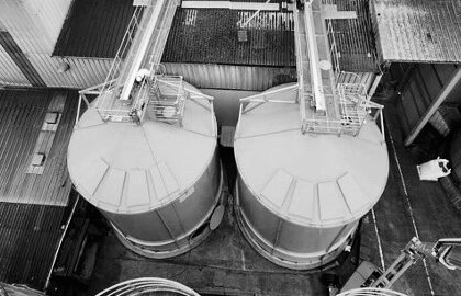 Silo à fond plat pour céréales